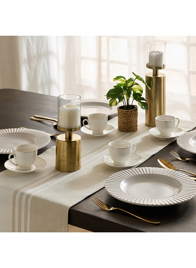 Home Box Layali Noor 8pc Cup Saucer Set for Elegant Dining - Image 4